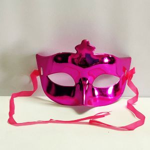 Masquerade Eye Mask - Metallic Pink